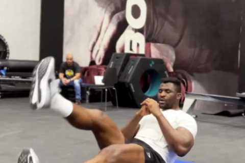Francis Ngannou Shares Gruelling Training Clips Ahead of Tyson Fury Fight
