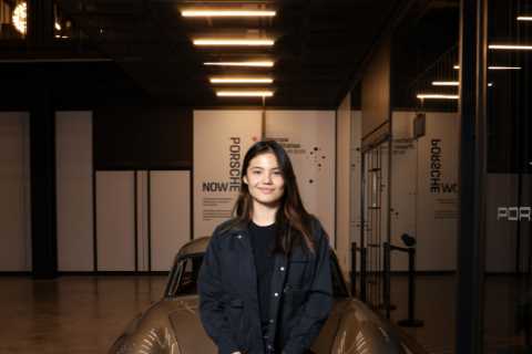Emma Raducanu poses with vintage Porsche at glamorous event hours after hinting at stunning career..