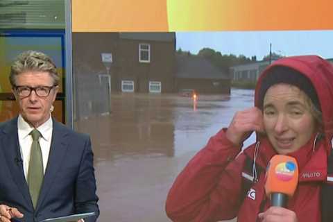 BBC Breakfast fans outraged as reporter battles storm – viewers slam careless production