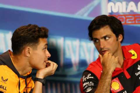 Lando Norris Narrowly Avoids Horror F1 Crash with Carlos Sainz as Shaken Spaniard Says 'Oh My God!'