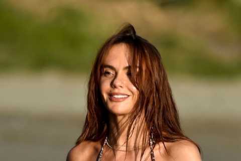 Hollyoaks Star Jennifer Metcalfe Turns Heads in Leopard Print Bikini on Holiday