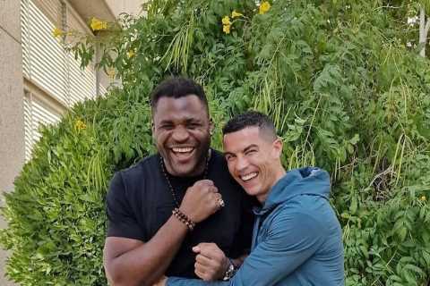 Francis Ngannou Thanks Cristiano Ronaldo for £110,000 Watch Gift Ahead of Tyson Fury Fight
