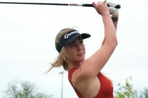 UK Golf Influencer Grace Charis wows fans with stylish outfit on the course