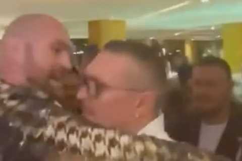 Tyson Fury and Oleksandr Usyk's Surprising Encounter in Riyadh