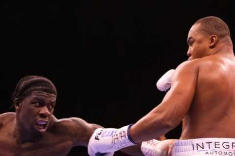 Fabio Wardley KNOCKS OUT David Adeleye in seventh round of brutal Battle of Britain on Fury vs..
