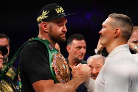 Tyson Fury's undisputed title fight with Oleksandr Usyk on December 23 OFF with Frank Warren..