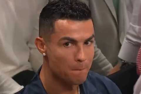 Laura Woods fears ‘the director is going to get fired’ as Cristiano Ronaldo reacts awkwardly to..