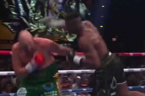 Fans go wild as Francis Ngannou attempts incredible superman punch in final round of controversial..