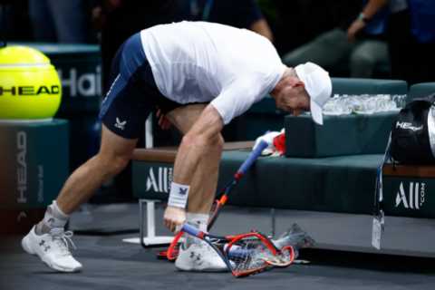 Andy Murray's Frustration Boils Over as he Smashes Racket in Defeat to Alex De Minaur