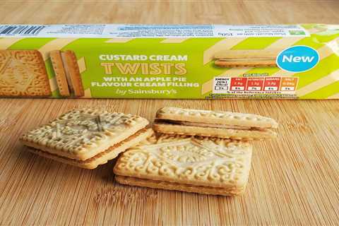 Sainsbury's New Flavoured Custard Creams Fly off the Shelves
