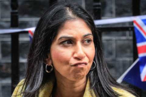 Suella Braverman disowned by Rishi Sunak after claiming police 'play favourites' with left-wing..