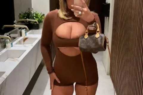 Apollonia Llewellyn's Revealing Night Out: Almost Bursting Out of Barely-There Outfit