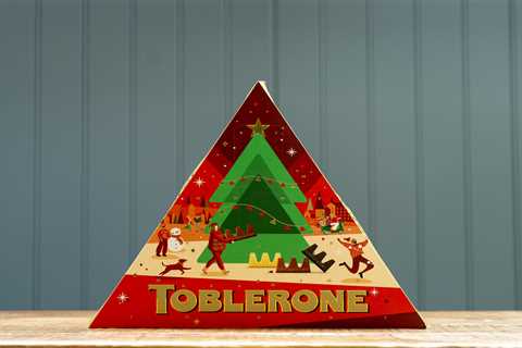 Shoppers Go Crazy for Tesco's Affordable and Stylish Toblerone Advent Calendar