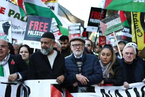 Labour MPs Face Backlash for Joining Pro-Palestine March on Armistice Day