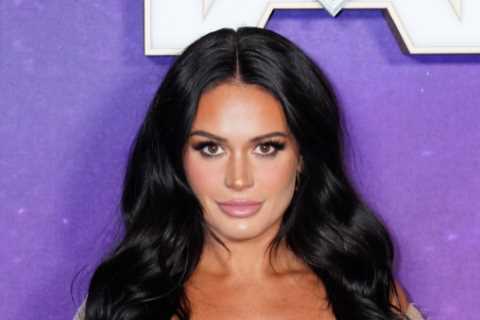 Love Island Star Olivia Hawkins Turns Heads in Daring Dress at Movie Screening