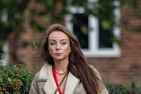 Call the Midwife's Helen George seen leaving co-star Olly Rix's home after splits from partners