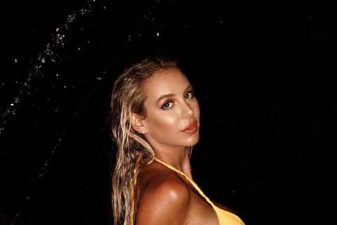 Bri Teresi Stuns Fans with Bikini Pool Snaps