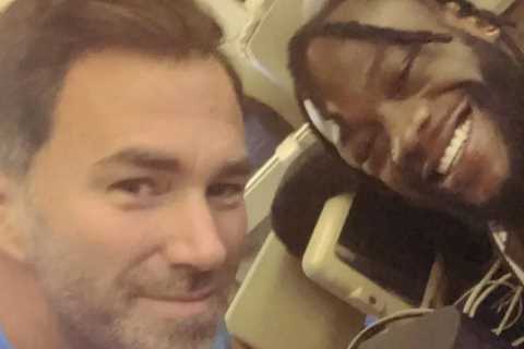 Eddie Hearn and Deontay Wilder Put Feud Aside During Awkward Ten-Hour Flight