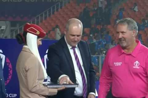 Cricket World Cup final ends in controversy after act of ‘disgrace’ following Australia’s win over..