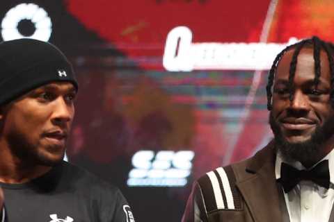 Deontay Wilder Takes Swipe at Anthony Joshua: He Keeps Slipping Up
