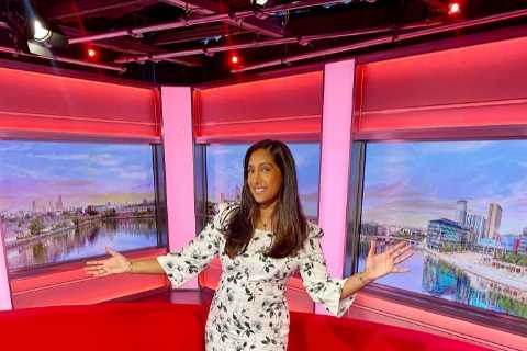 BBC Breakfast Star Tina Daheley Stuns Fans in Plunging Swimsuit