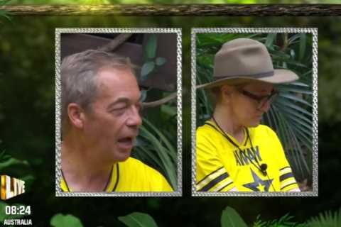 ITV viewers spot 'clue' that Nigel Farage was 'furious at campmate' last night – did you see it?