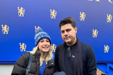 OnlyFans boxing star and Chelsea super fan Astrid Wett meets Pochettino and claims Blues boss..