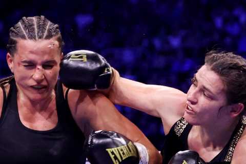 Katie Taylor Celebrates Epic Triumph Over Chantelle Cameron with Ed Sheeran