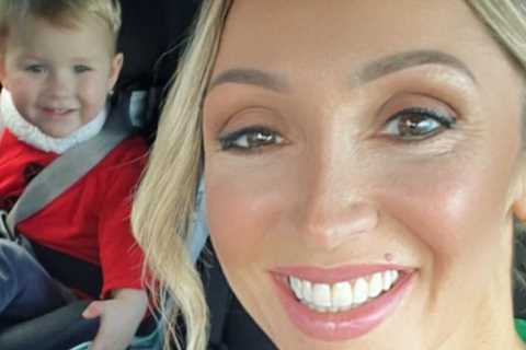 Soap star Lucy Jo Hudson reveals son's hospital scare