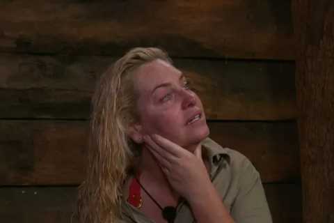 Josie Gibson breaks down in tears in the jungle over missing her son Reggie