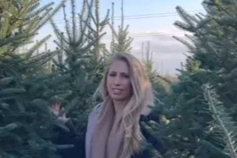 Stacey Solomon reveals her massive 12ft Christmas tree and takes fans on a tree-buying adventure