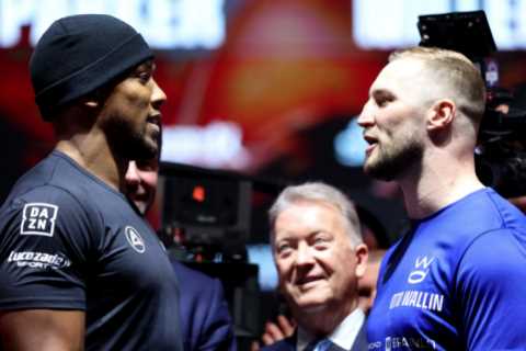 Fears Anthony Joshua has 'made a mistake' fighting Otto Wallin as he nears bout with 'tough' Tyson..