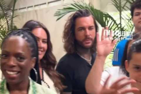Pete Wicks Supports Sam Thompson in I'm A Celebrity Eviction