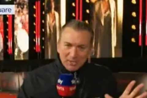 Sky Sports Presenter Narrowly Avoids Being Hit by Car on Red Carpet Live on TV