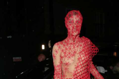 Hollyoaks Star Wallis Day Turns Heads in See-Through Lace Bodysuit at Fashion Awards After-Party