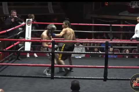 Boxing fans left disgusted as 'oldest welterweight in the world' brutally knocked out by opponent..