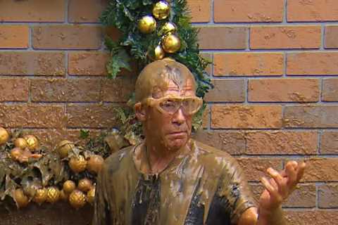 Nigel Farage and Marvin Humes Get Covered in Gravy in I'm A Celebrity Bushtucker Trial