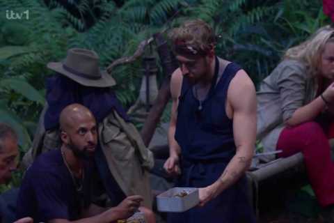 I'm A Celeb Fans Spot Sam Thompson's Revenge on Fred Sirieix