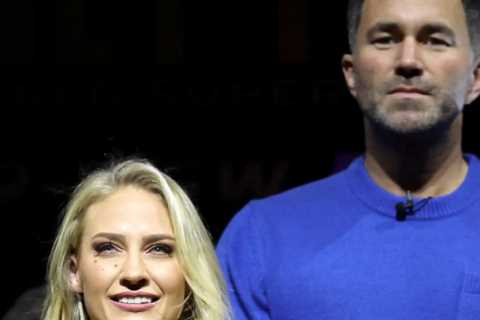 Ebanie Bridges Trolls Eddie Hearn Over Outfit at Weigh-In