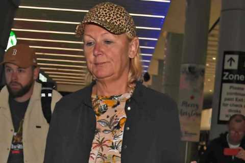 Coronation Street’s Sue Cleaver shows off I’m A Celeb jungle weight loss as she arrives back in UK