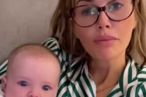 Laura Anderson reveals scare after baby daughter falls ill