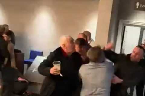 Huge Brawl Erupts at Aintree Races as Security Stands By