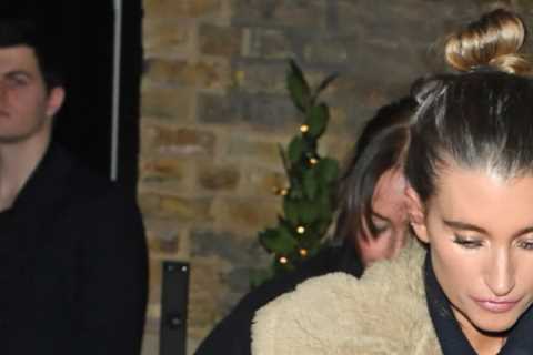 Charley Webb Puts on a Leggy Display for Night Out with Model after Matthew Wolfenden Split