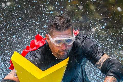 I'm A Celebrity's Tony Bellew dominates Celebrity Cyclone challenge as camp mates predict victory