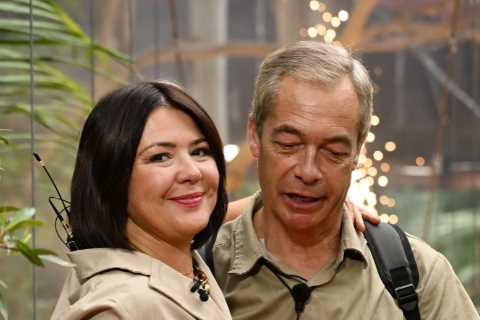 I'm A Celebrity Fans Cringe at Nigel Farage's Awkward Reunion with His Girlfriend
