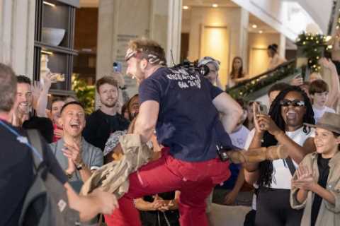 Sam Thompson Reunites with I’m A Celeb Campmates After Winning Show