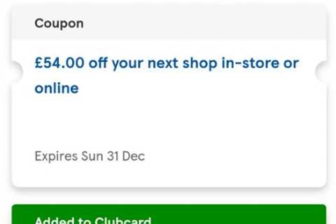 ‘The bargains are AMAZING’ Tesco shoppers cry as they’re urged to check Clubcard app NOW for £50..