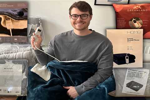 Stay Warm this Winter with Affordable Heated Throws