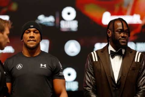Deontay Wilder Reveals Backup Plan if Anthony Joshua Fight Falls Through