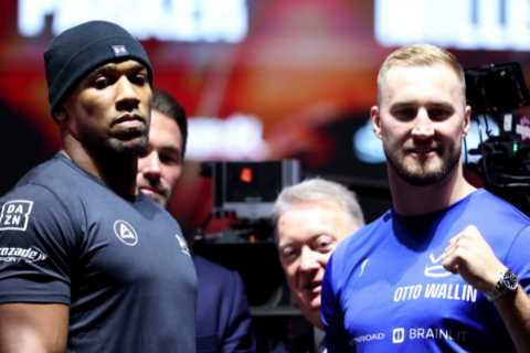 Anthony Joshua vs Otto Wallin fight purse: How much money will both fighters earn for Saudi fight?